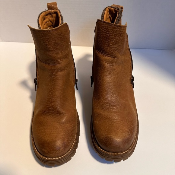 Bullboxer Women’s Dorian Brown Leather Ankle Boots US Size 8.5 - Picture 3 of 5